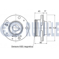 Комплект подшипника ступицы колеса RUVILLE LSG 4T 1440082661 221182 - Изображение 2