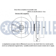 Тормозной диск RUVILLE JLDW R 1440082761 221282 - Изображение 2