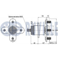 Комплект подшипника ступицы колеса RUVILLE KJ1 55 221348 1440082827 - Изображение 2