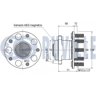 Комплект подшипника ступицы колеса RUVILLE 221376 8PMB M 1440082855 - Изображение 2