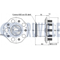 Комплект подшипника ступицы колеса RUVILLE 221385 E3 BH8V 1440082864 - Изображение 2