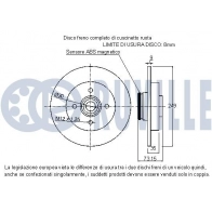 Тормозной диск RUVILLE QVVG 7 1440083023 221541 - Изображение 2