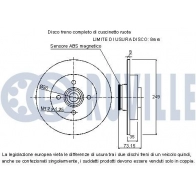 Тормозной диск RUVILLE 221543 Q7 HE16 1440083025 - Изображение 2