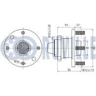 Комплект подшипника ступицы колеса RUVILLE KB4 ZH 221574 1440083056 - Изображение 2