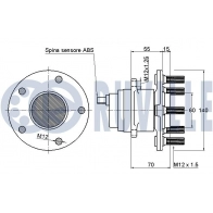 Комплект подшипника ступицы колеса RUVILLE 221623 W T514 1440083105 - Изображение 2
