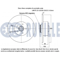 Тормозной диск RUVILLE 3 5NOAW 1440083115 221633 - Изображение 2