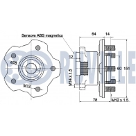 Комплект подшипника ступицы колеса RUVILLE 221673 C T9EX 1440083155 - Изображение 2