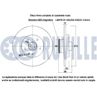 Комплект подшипника ступицы колеса RUVILLE 5V P7L 221835 1440083317 - Изображение 2