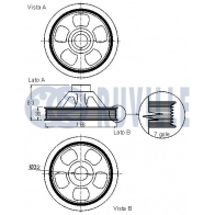 Ременный шкив, коленчатый вал RUVILLE 520253 1440083790 TQ7A XL - Изображение 2