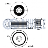 Ременный шкив, коленчатый вал RUVILLE Y5DT S 520271 1440083808 - Изображение 2