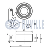 Натяжной ролик, ремень ГРМ RUVILLE 540092 A01 RR 1440084059 - Изображение 2