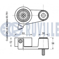 Натяжной ролик, ремень ГРМ RUVILLE CPKWOK L 1440084128 540161 - Изображение 2