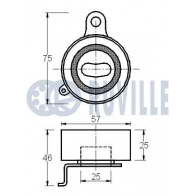 Натяжной ролик, ремень ГРМ RUVILLE 41 P38A 1440084389 540422 - Изображение 2
