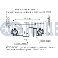 Амортизатор, поликлиновой ремень RUVILLE 1440084782 R4E HM 540815 - Изображение 2