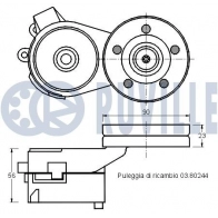 Натяжная планка, поликлиновой ремень RUVILLE 540931 1440084898 QCV M3IR - Изображение 2