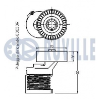 Натяжная планка, поликлиновой ремень RUVILLE 541106 T OWWRKT 1440085073 - Изображение 2