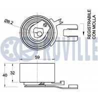 Натяжной ролик, ремень ГРМ RUVILLE PN4R T 541161 1440085128 - Изображение 2