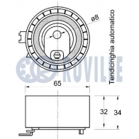 Натяжной ролик, ремень ГРМ RUVILLE G5KW YOM 541196 1440085163 - Изображение 2