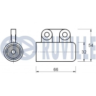 Успокоитель, зубчатый ремень RUVILLE X4G D12P 541275 1440085242 - Изображение 2