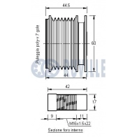 Механизм свободного хода генератора RUVILLE 541296 LJ1QJC Z 1440085263 - Изображение 2