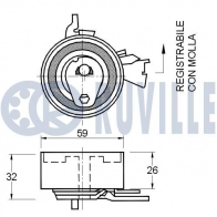 Натяжной ролик, ремень ГРМ RUVILLE UT DB9L 541558 1440085525 - Изображение 2