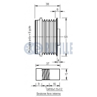 Механизм свободного хода генератора RUVILLE 541626 V WWWB0 1440085593 - Изображение 2