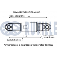 Амортизатор, поликлиновой ремень RUVILLE 1 4ZSK 1440085667 541700 - Изображение 2