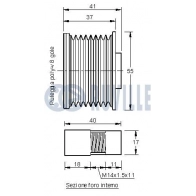 Механизм свободного хода генератора RUVILLE HZ0Z R 1440085738 541771 - Изображение 2