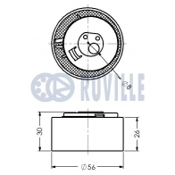 Натяжной ролик, ремень ГРМ RUVILLE 541779 6EJBY Z 1440085746 - Изображение 2