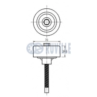 Паразитный / ведущий ролик, поликлиновой ремень RUVILLE F TNZ0 1440085826 541859 - Изображение 2