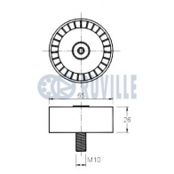 Паразитный / ведущий ролик, поликлиновой ремень RUVILLE G3LYCJ F 541862 1440085829 - Изображение 2