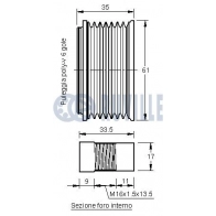 Механизм свободного хода генератора RUVILLE 5LKC M 1440085853 541886 - Изображение 2