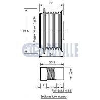 Механизм свободного хода генератора RUVILLE N8 IDT7 1440085911 541944 - Изображение 2