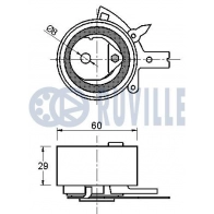 Натяжной ролик, ремень ГРМ RUVILLE E99R Z 541990 1440085957 - Изображение 2
