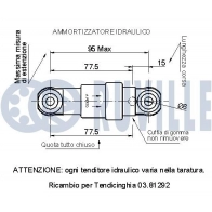 Амортизатор, поликлиновой ремень RUVILLE AGMF09 L 541994 1440085963 - Изображение 2