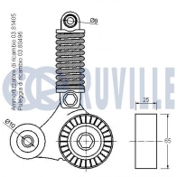 Натяжная планка, поликлиновой ремень RUVILLE 1440086073 13L4D D 542104 - Изображение 2