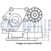 Паразитный / ведущий ролик, поликлиновой ремень RUVILLE TY X8W3D 542110 1440086079 - Изображение 2