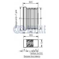 Механизм свободного хода генератора RUVILLE 3R9T U2 1440086114 542145 - Изображение 2