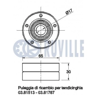 Паразитный / ведущий ролик, поликлиновой ремень RUVILLE 542215 A55S L 1440086184 - Изображение 2
