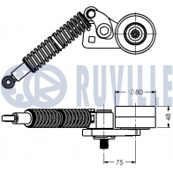 Натяжная планка, поликлиновой ремень RUVILLE 542366 KKEG9 KS 1440086335 - Изображение 2