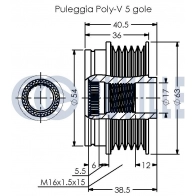 Механизм свободного хода генератора RUVILLE 9W5XGG D 542492 1440086461 - Изображение 2
