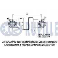 Амортизатор, поликлиновой ремень RUVILLE 1440086488 D01ZR Z 542519 - Изображение 2