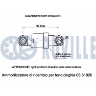 Амортизатор, поликлиновой ремень RUVILLE OY GB0 1440086491 542522 - Изображение 2