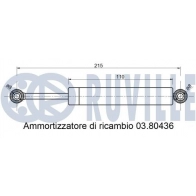 Амортизатор, поликлиновой ремень RUVILLE 542756 1440086725 U0 OV99 - Изображение 2