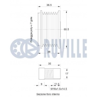 Механизм свободного хода генератора RUVILLE T5B 46 1440086769 542800 - Изображение 2