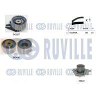 Водяной насос + комплект зубчатого ремня RUVILLE 5500181 K9 F4HJP Fiat Strada