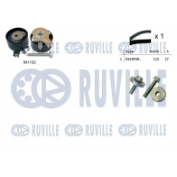 Комплект ремня ГРМ RUVILLE 550055 Renault Megane (BM, CM) 2 Хэтчбек 1.5 dCi (BM1E. CM1E) 106 л.с. 2005 – 2008 H TA4RD