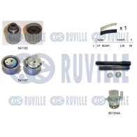 Водяной насос + комплект зубчатого ремня RUVILLE Skoda Roomster (5J) 1 Минивэн 1.4 TDI 70 л.с. 2006 – 2010 4 0MXLY 5500612