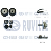 Водяной насос + комплект зубчатого ремня RUVILLE Renault Clio (BB, CB) 2 Хэтчбек 1.6 16V 112 л.с. 2001 – 2008 9 3UA4 5501091