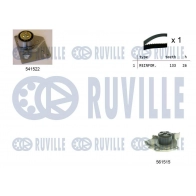 Водяной насос + комплект зубчатого ремня RUVILLE 5501282 Renault Megane (EM) 2 Кабриолет 1.9 dCi 120 л.с. 2003 – 2009 B0PX U